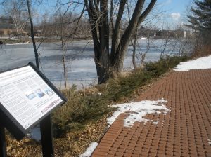 Pervious pavement at Orange Riverfront Park by Ivan Ussach