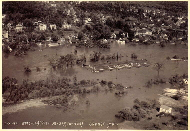 Millers River in the Flood of 1938